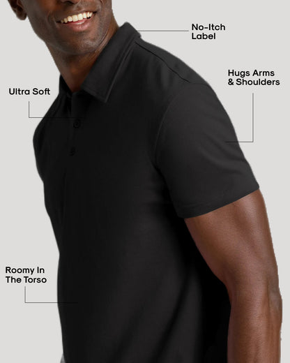 Black Classic Polo