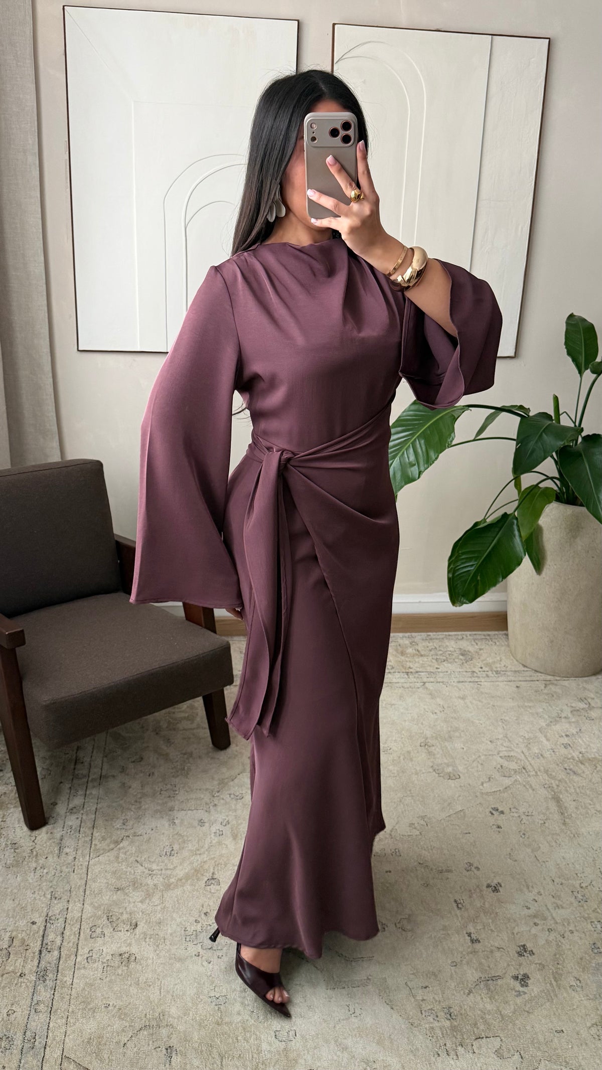 Robe I Aubergine 1
