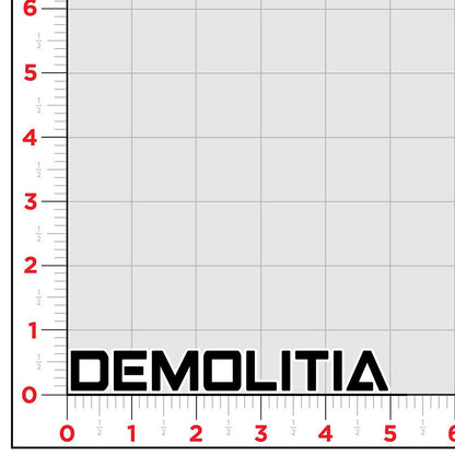 DEMOLITIA Sticker