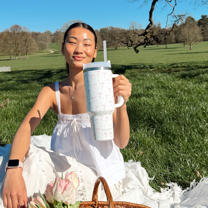Stainless Steel Tumbler - Dainty Bows