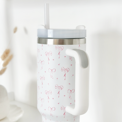 Stainless Steel Tumbler - Dainty Bows