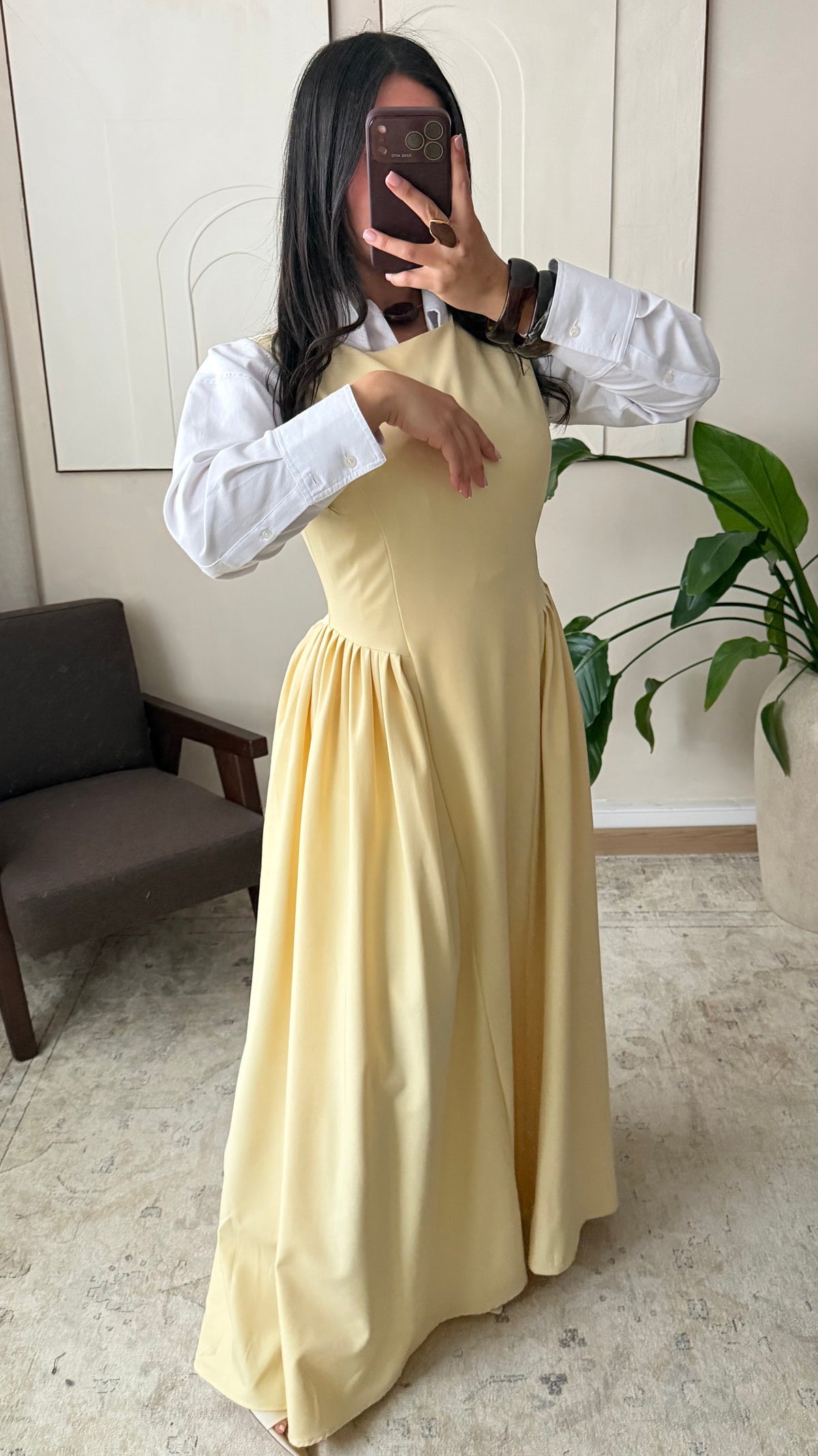 Robe Sans Manches Elina I Jaune