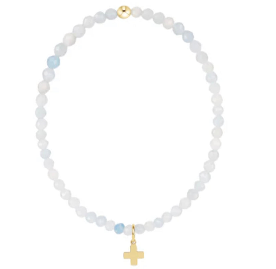 Enewton Classic 3mm Bracelet with Signature Cross Charm (3 Colors)