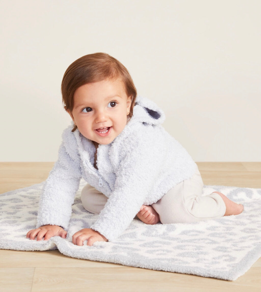 Barefoot Dreams CozyChic Infant Hoodie, Blue