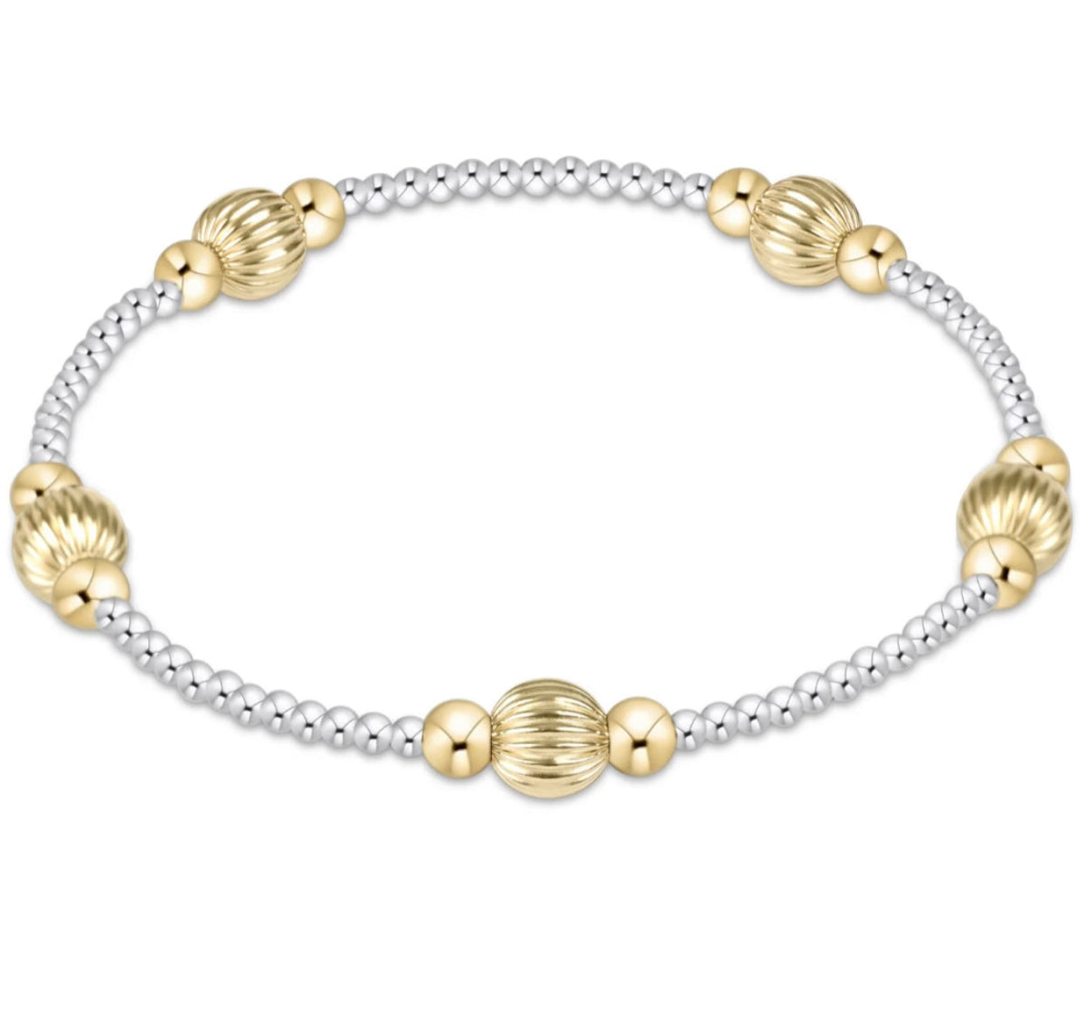 Enewton Purpose Dignity 6mm Mixed Metal Bead Bracelet