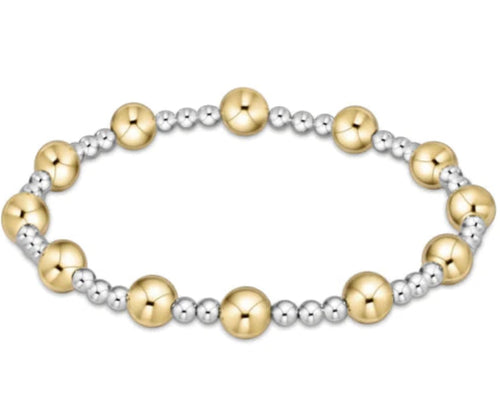 Enewton Classic Sincerity Pattern Mixed Metal Bracelet - 6mm