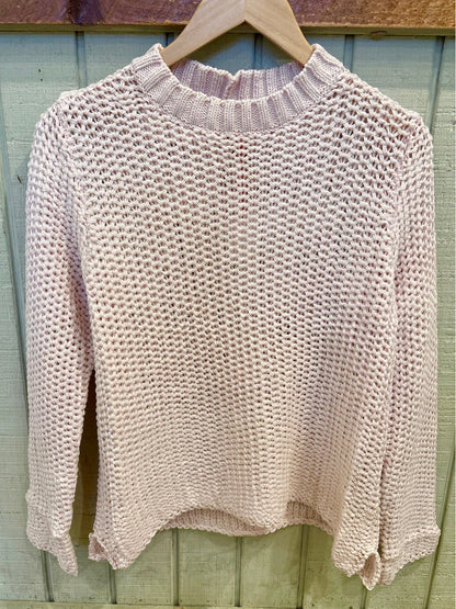Maura Crop Chunky Cotton Sweater (2 Colors)