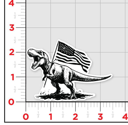 American T-Rex Sticker