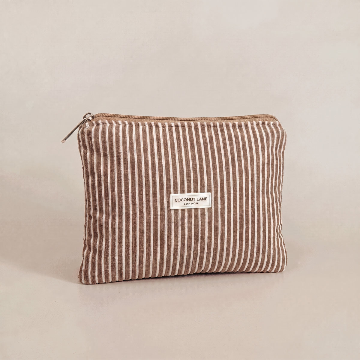 Mini Towel Everything Pouch - Chestnut Stripes