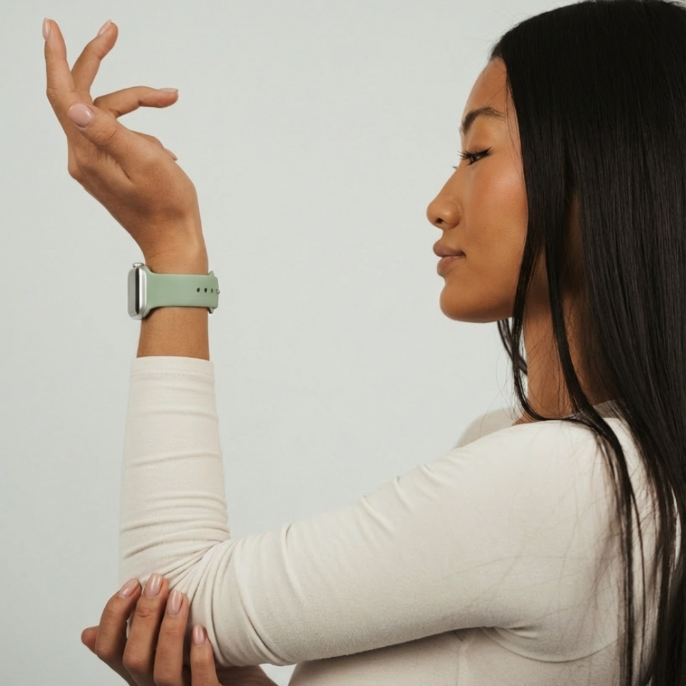 NAKD Apple Watch Strap - Sage Green
