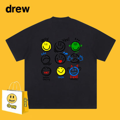 Drew T-shirts Short Sleeve T-shirt Loose round Neck