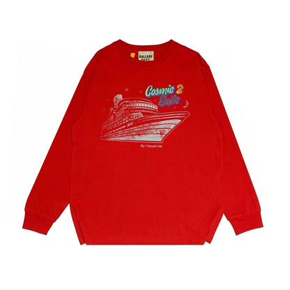 Gallery Dept Long Sleeved Shirt Fashion Brand Long Sleeve Long-Sleeved T-shirt Blouse