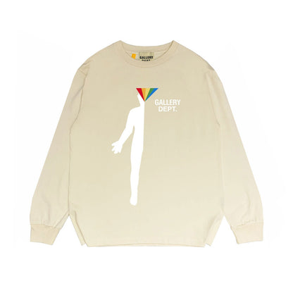 Gallery Dept Long Sleeved Shirt Fashion Brand Long Sleeve Long-Sleeved T-shirt Blouse
