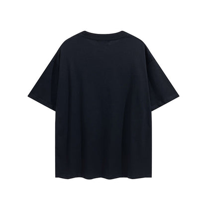 Gallery Dept T-shitrs Pattern plus Size round Neck Pullover Short Sleeve Men and Women
