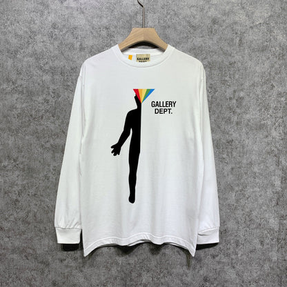 Gallery Dept Long Sleeved Shirt Fashion Brand Long Sleeve Long-Sleeved T-shirt Blouse