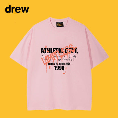 Drew T-shirts Smiley Face Short Sleeve T-shirt