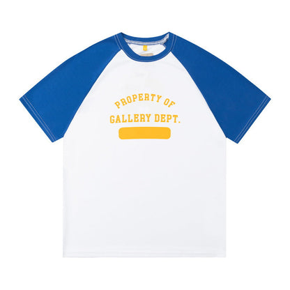 Gallery Dept T Shirts Los Angeles Summer Fashion Short Sleeve Gallery Dept T-shirt Loose