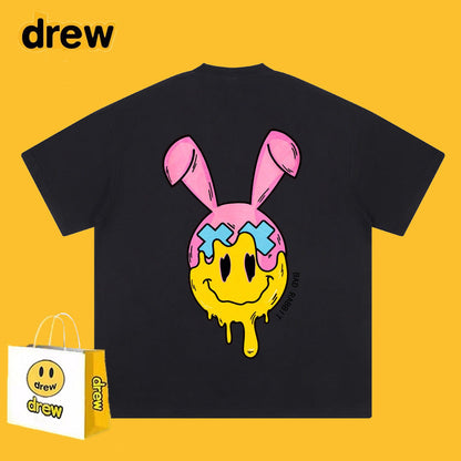 Drew T-shirts Smiley T-shirt Rabbit Print