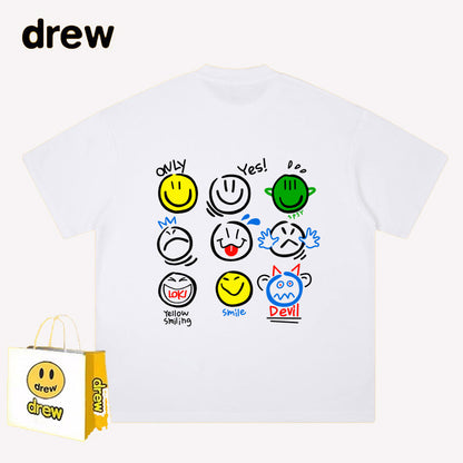 Drew T-shirts Short Sleeve T-shirt Loose round Neck