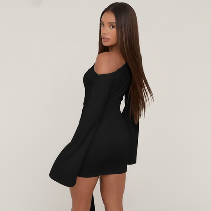 Drape One Shoulder Dress