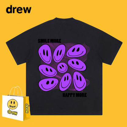 Drew T-shirts Printed Short Sleeve Loose round Neck