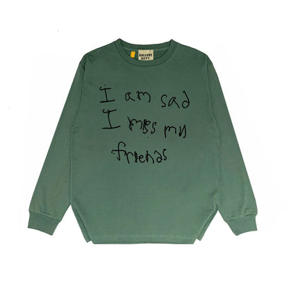 Gallery Dept Long Sleeved Shirt Fashion Brand Long Sleeve Long-Sleeved T-shirt Blouse