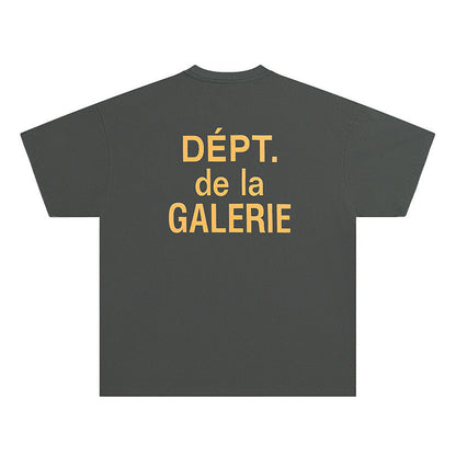 Gallery Dept T-Shirt Alphabet Slogan Short Sleeve T-Shirt