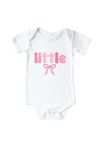 Birth Order Graphic Tee & Bodysuit | White