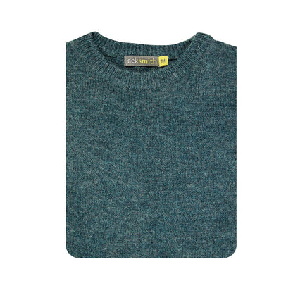 100 Shetland Wool Crew Round Neck Knit Jumper Pullover Mens Sweater Knitted Sherwood
