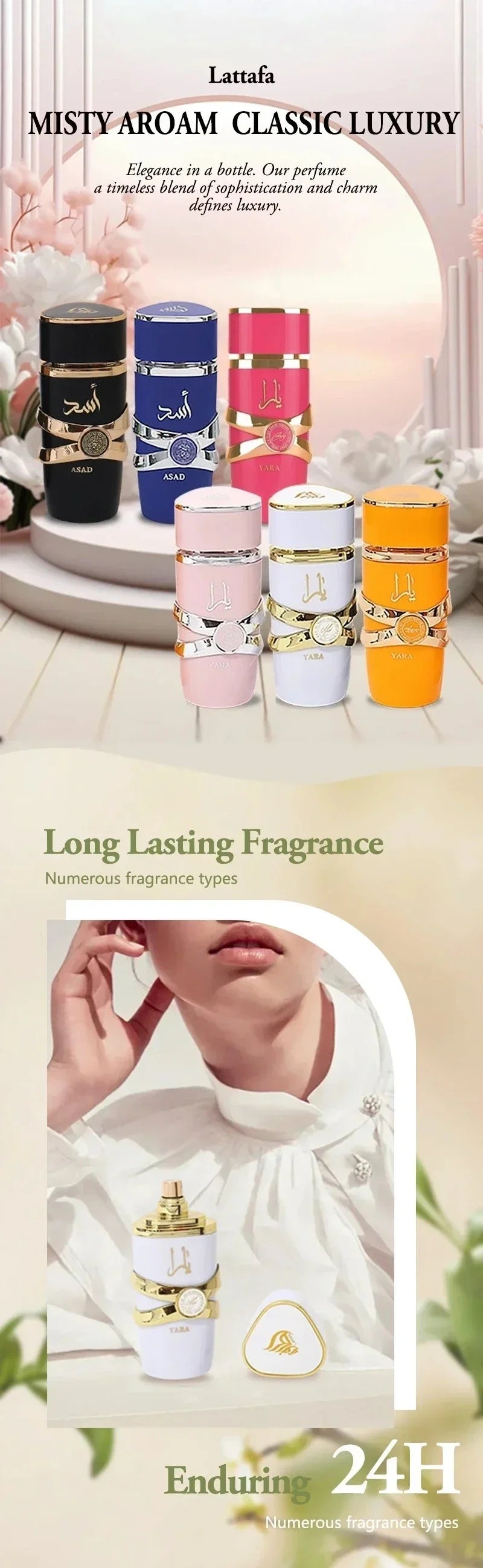 100ML Hot-selling Women Perfume Eau De Parfum High Quality Arabian Spray Long Lasting Pheromone Light Fragrance Free Shipping
