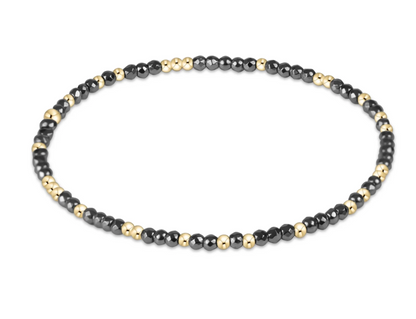 Enewton Hope Unwritten Hematite 2mm Beaded Bracelet - 3 Styles