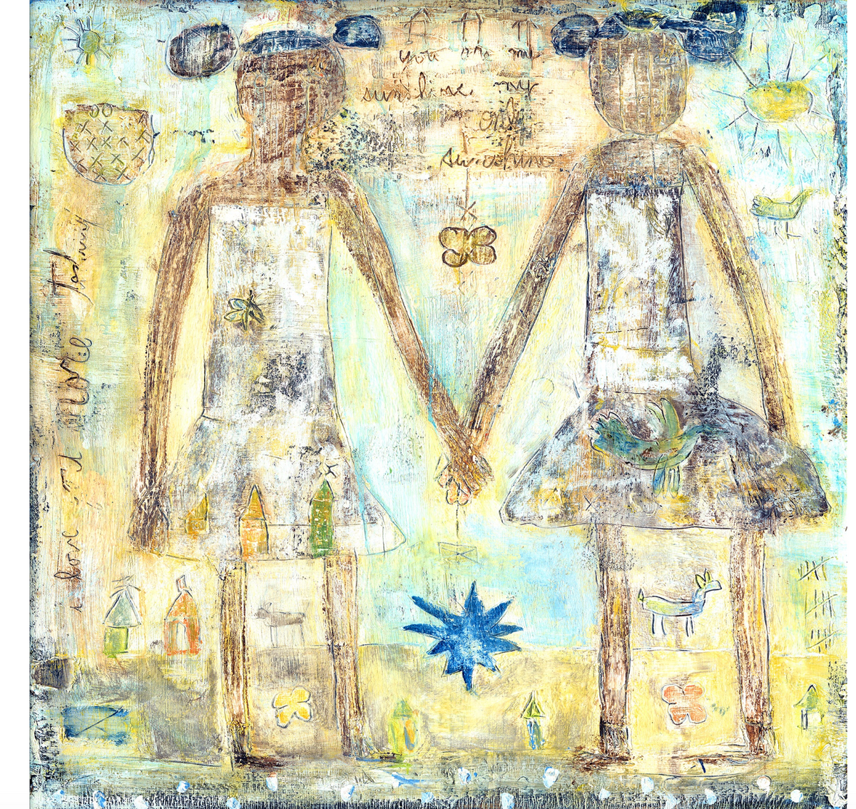 Sisters Wooden Wall Art, 12x12