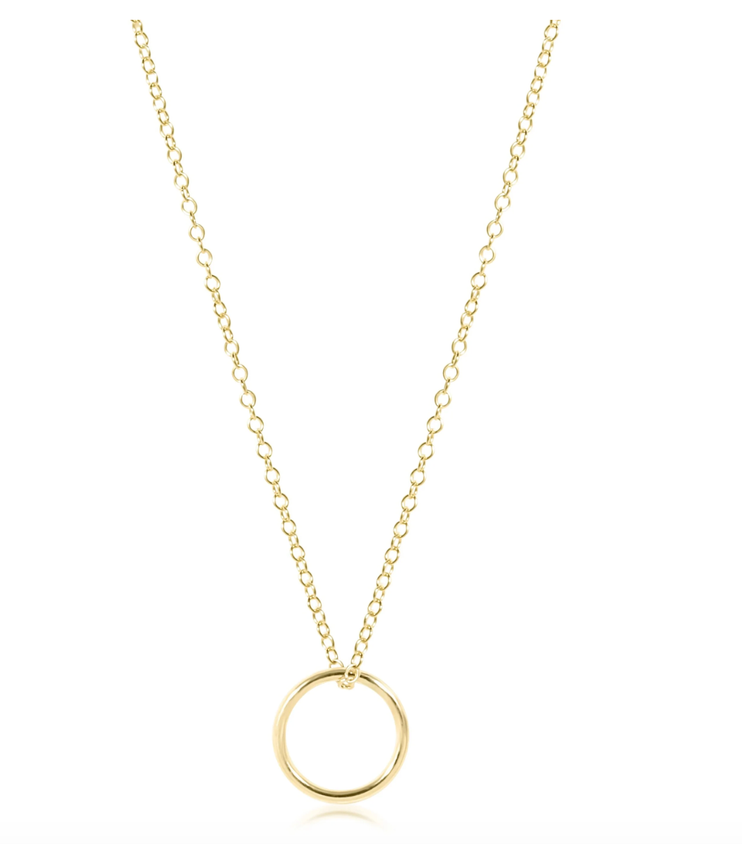 Enewton Halo Gold Charm Necklace