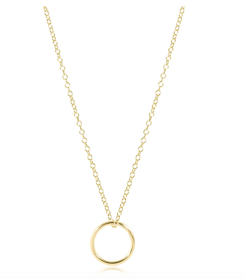 Enewton Halo Gold Charm Necklace