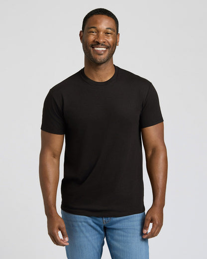 All Black Short Classic Crew Neck 6-Pack