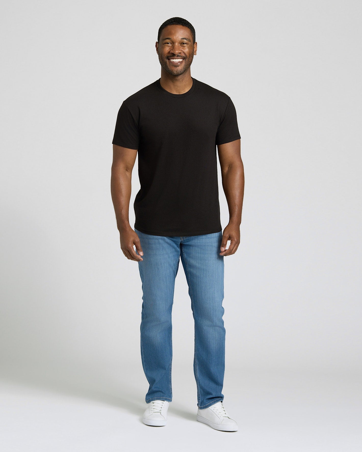 All Black Short Classic Crew Neck 3-Pack