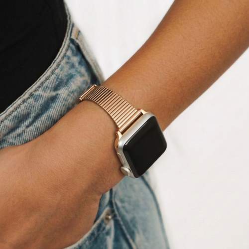 SLIM Fine Line Apple Watch Strap - Rose Gold