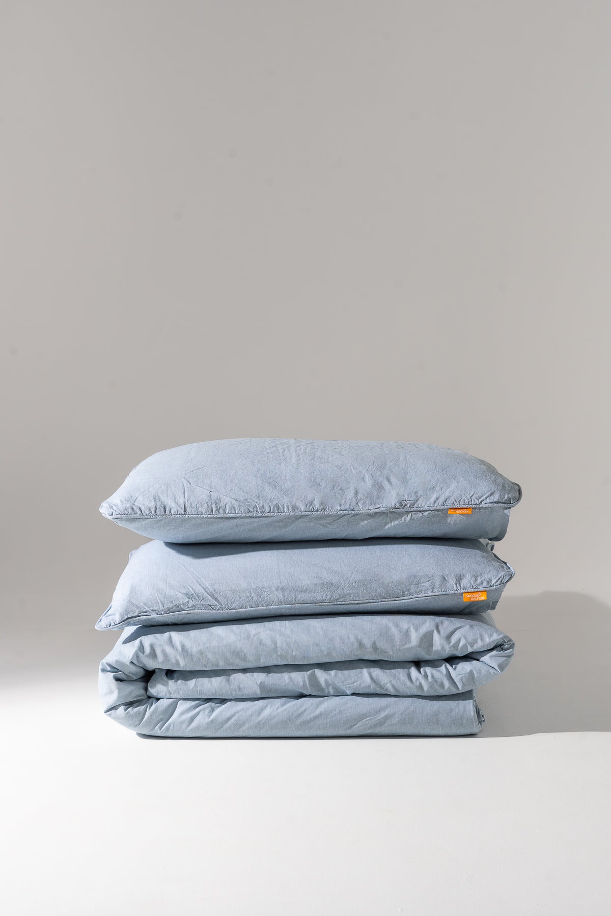 Cloud Cotton Duvet Cover Set Ciel