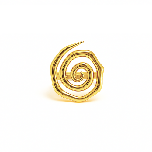 Sunset Spiral Ring