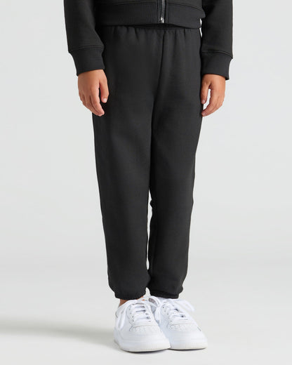 Girls Black Relaxed Joggers