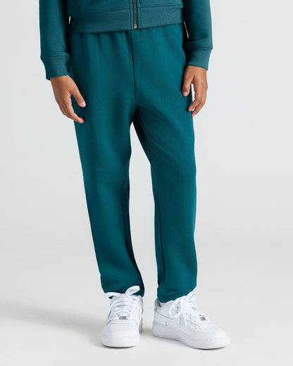 Girls Deep Emerald Relaxed Joggers