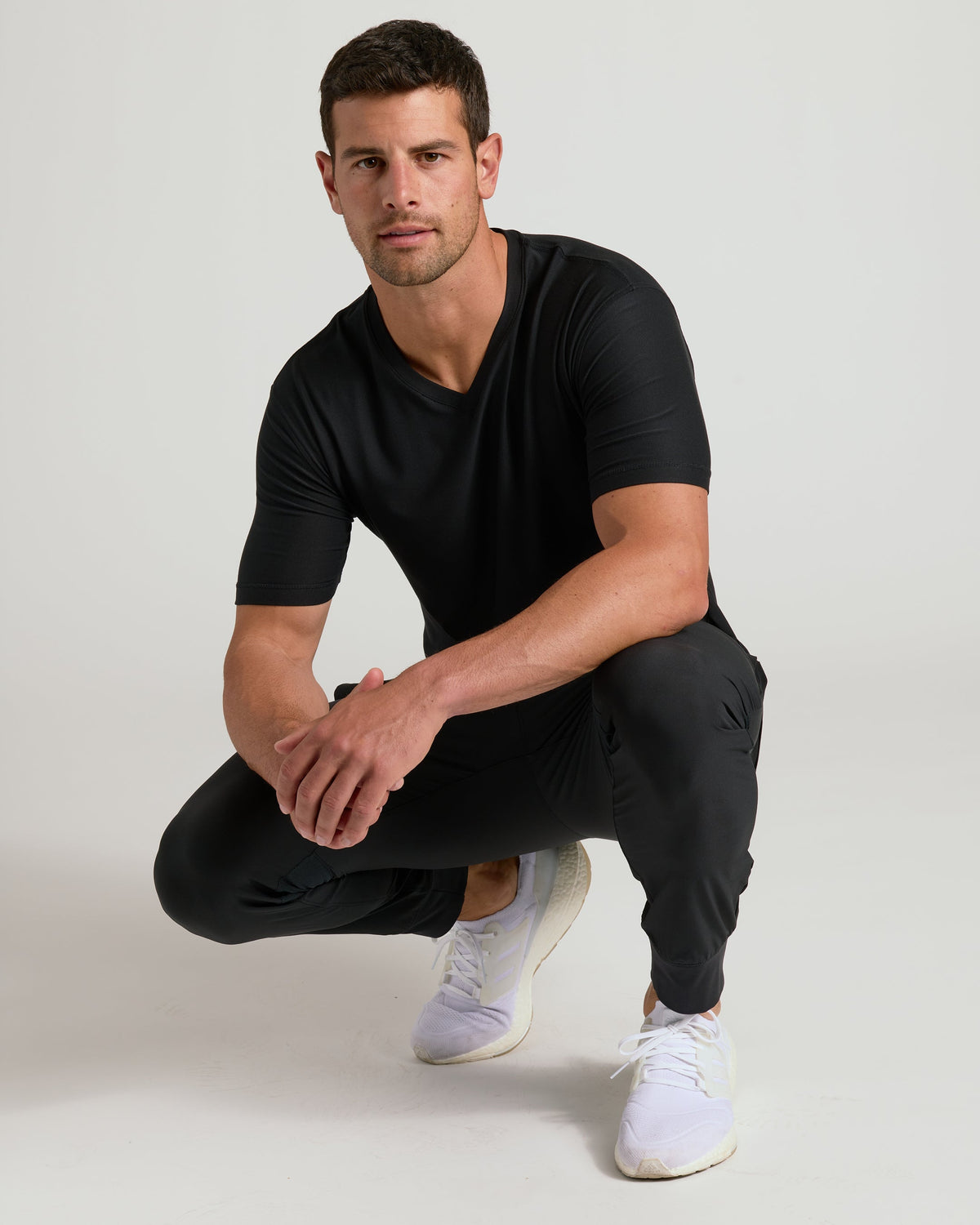 Black Active V-Neck 6-Pack