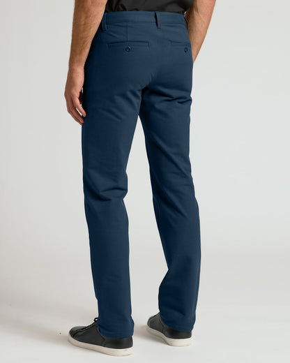 Navy Straight Chino Pants 2.0