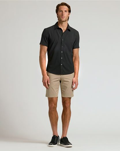 7" Black & Khaki Chino Shorts 2-Pack