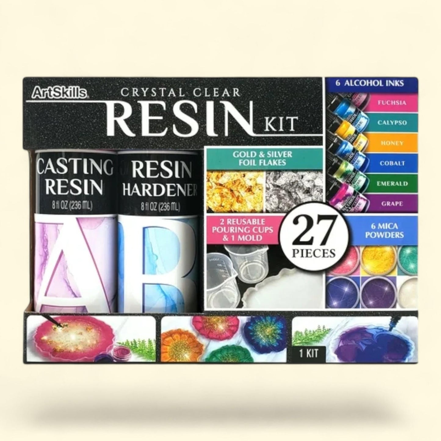 ArtSkills Resin Kit,  DIY, Unisex Teen and Adult Beginners, ,1 ct