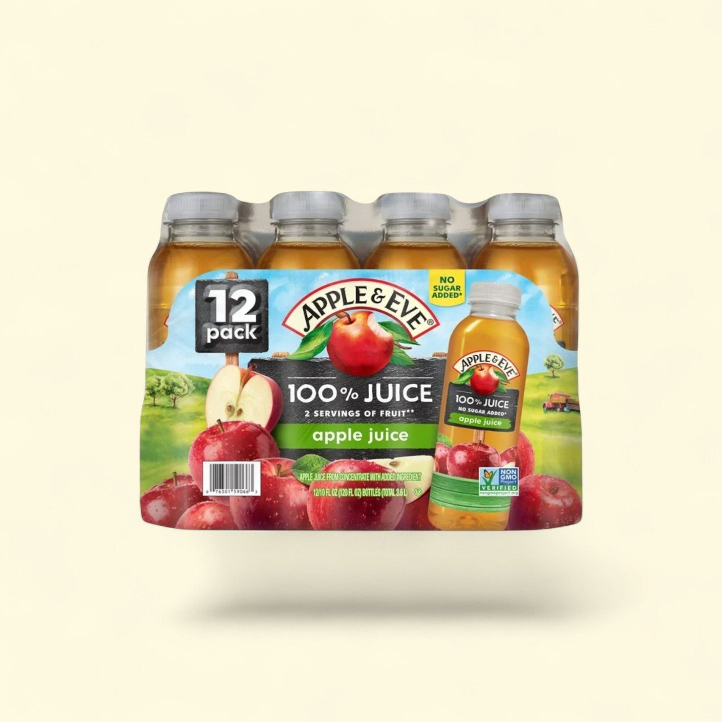 Apple & Eve 100% Apple Juice, 10 fl oz, 12 Pack