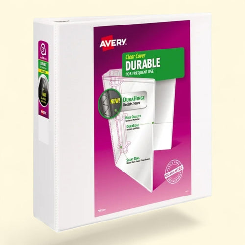 Avery Durable View Binder, 3" Capacity, 11x8.5, White