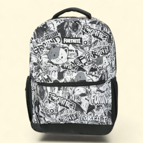 Allover Comic Print Boys Backpack, 17"