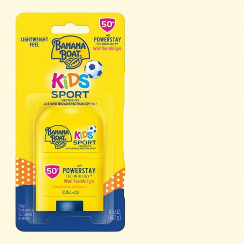 Banana Boat Kids Sport Sunscreen Stick SPF 50, 0.5 oz