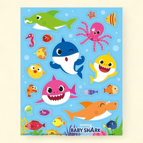 Baby Shark Sticker Sheet, 12ct